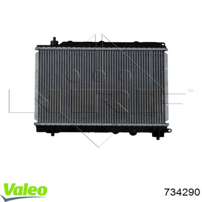 Radiador refrigeración del motor 734290 VALEO