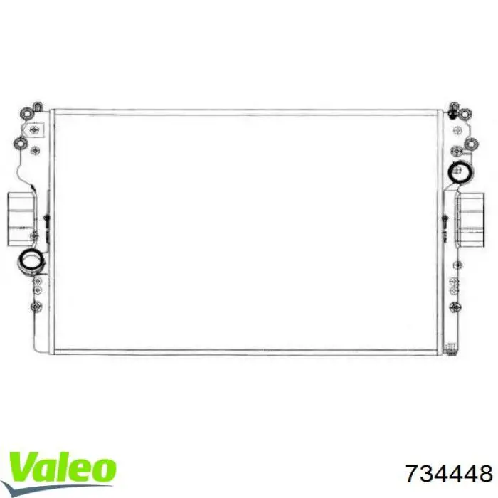 734448 VALEO Радиатор основной