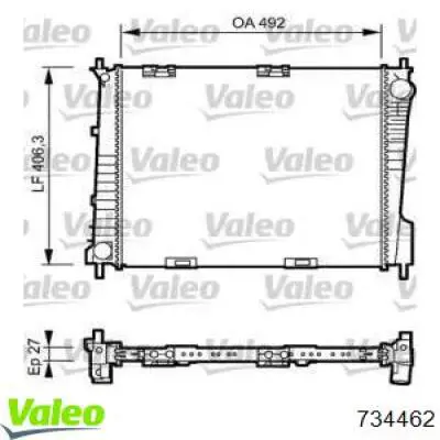 Радиатор 734462 VALEO