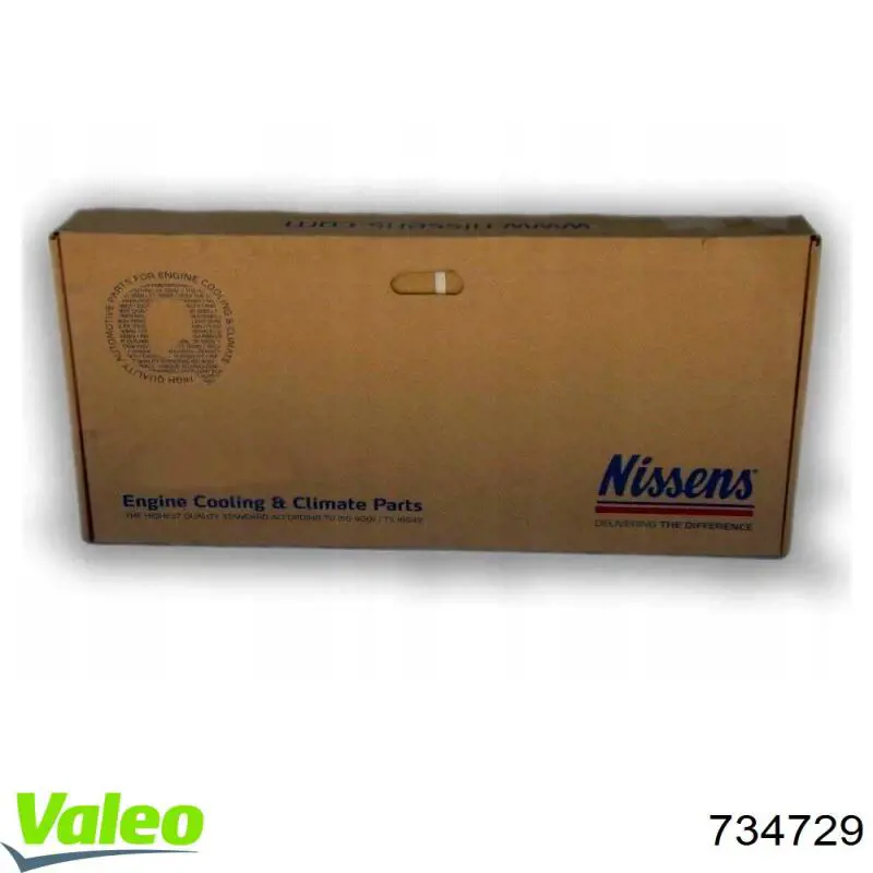 Радиатор 734729 VALEO
