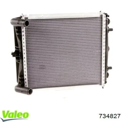 Radiador refrigeración del motor 734827 VALEO
