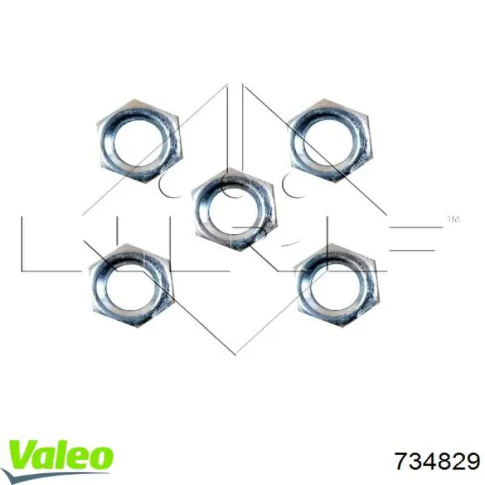 Радиатор 734829 VALEO