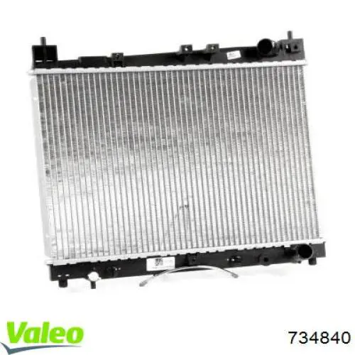 Radiador refrigeración del motor 734840 VALEO