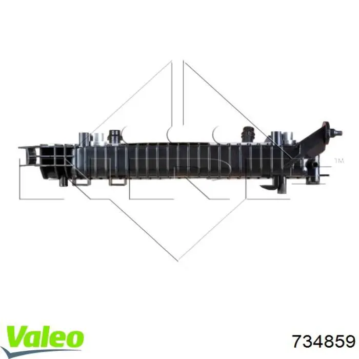 Радиатор 734859 VALEO