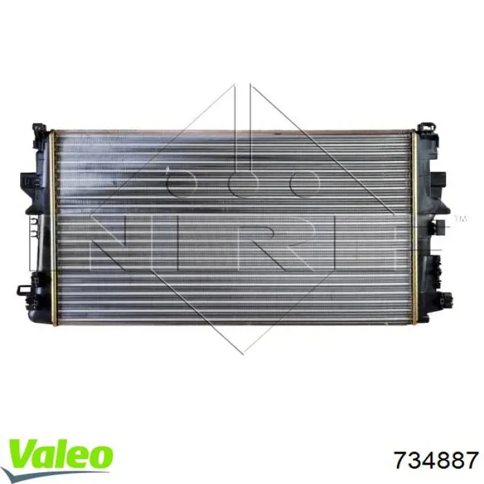 Радиатор 734887 VALEO