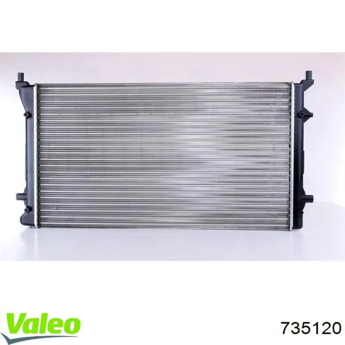 Радиатор охлаждения двигателя VALEO 735120 цена, от 46.84 USD