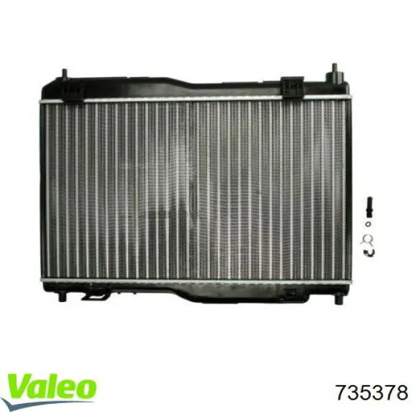 Radiador refrigeración del motor 735378 VALEO