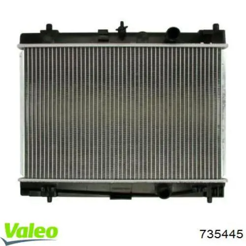 Radiador refrigeración del motor 735445 VALEO