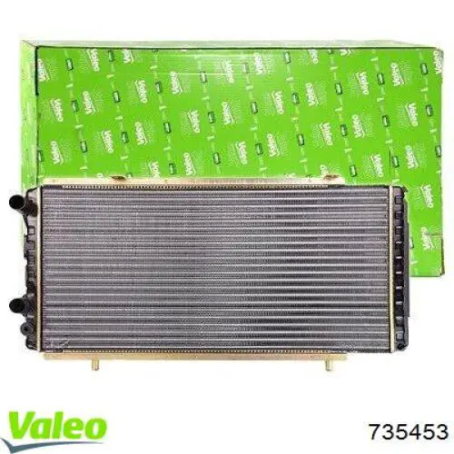 Radiador refrigeración del motor 735453 VALEO