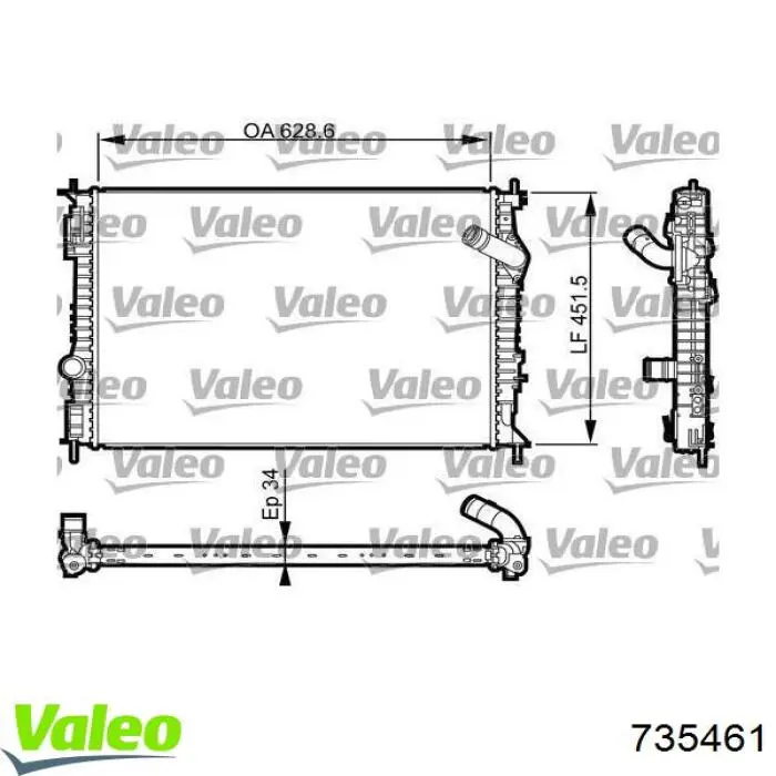 Купить 21410BB50A Nissan/Infiniti Радиатор водяной