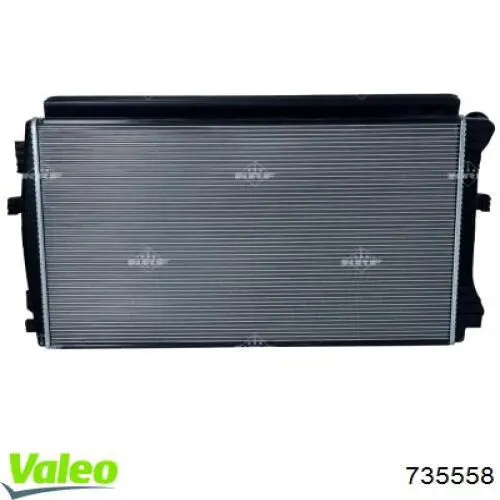 Радиатор охлаждения двигателя VALEO 735558 цена, от 82.32 USD