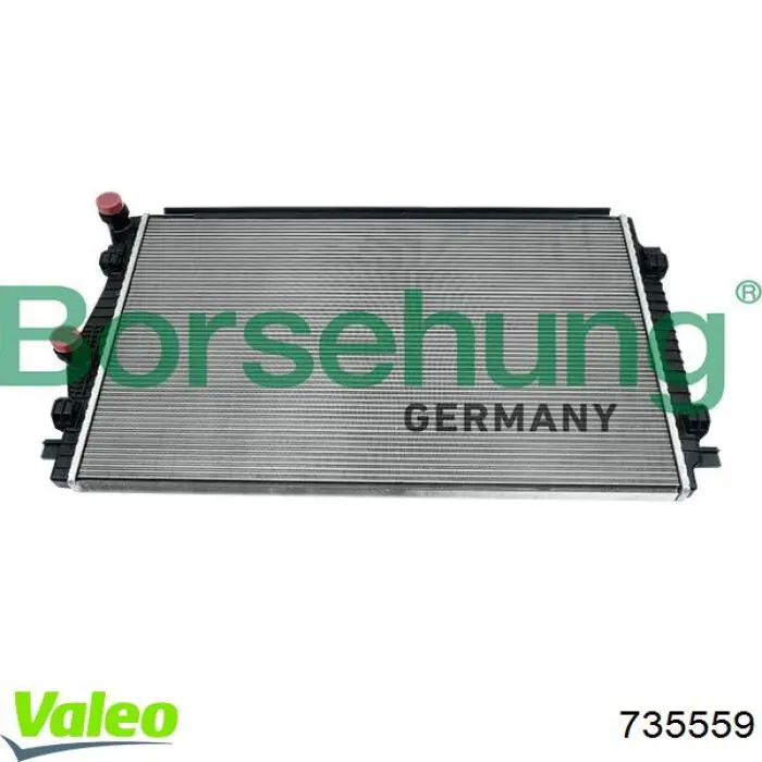 Радиатор охлаждения двигателя VALEO 735559 цена, от 86.02 USD