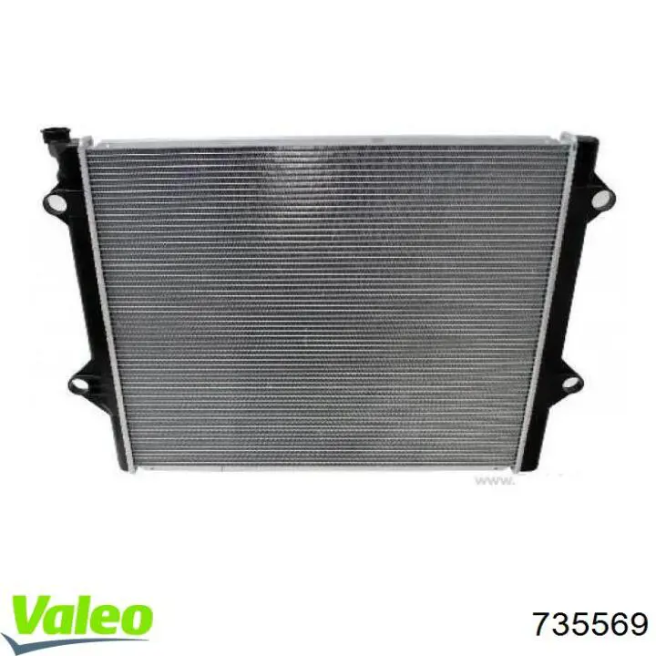 Радиатор охлаждения двигателя VALEO 735569 цена, от 156.69 USD