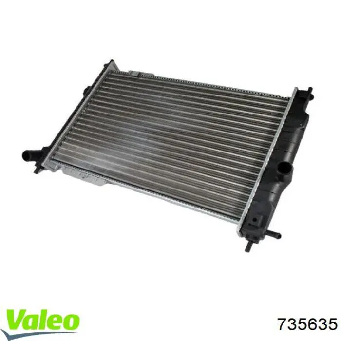 Радиатор охлаждения двигателя VALEO 735635 цена, от 58.09 USD