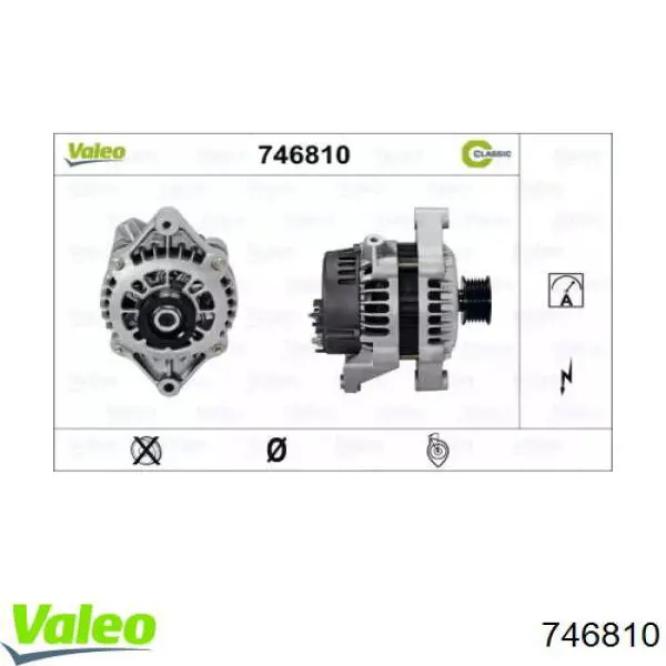 Генератор 746810 VALEO