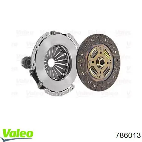 Купить 786013 VALEO Комплект сцепления (диск, корзина, подшипник)