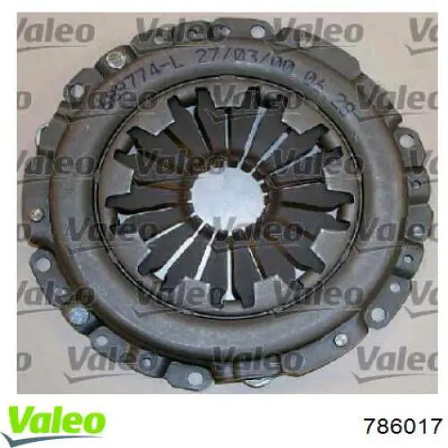 Купить 786017 VALEO Комплект сцепления (диск, корзина, подшипник)