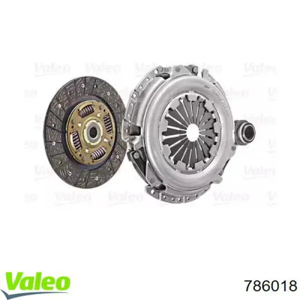 Комплект сцепления (3 части) VALEO 786018 цена, от 115.33 USD