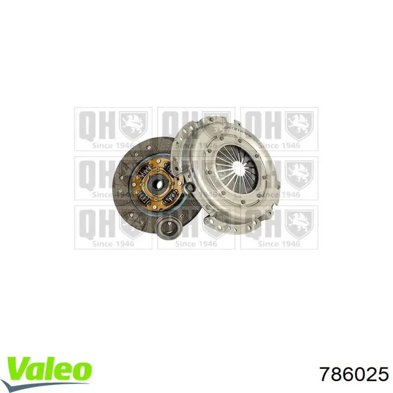 Комплект сцепления (3 части) VALEO 786025 цена, от 111.71 USD