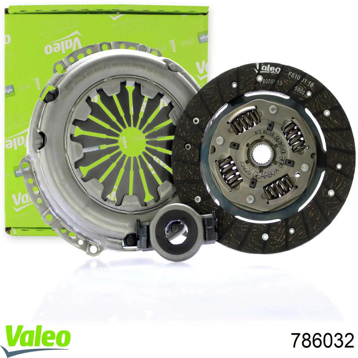 Комплект сцепления (3 части) VALEO 786032 цена, от 129.50 USD