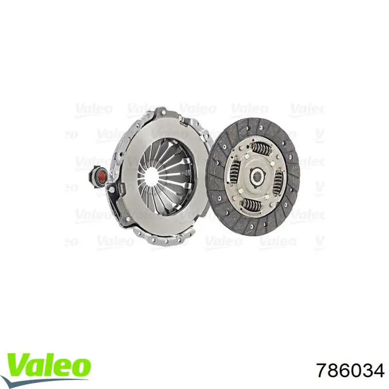 Комплект сцепления (3 части) VALEO 786034 цена, от 69.77 USD