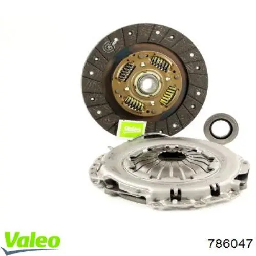 Купить 786047 VALEO Комплект сцепления (диск, корзина, подшипник)