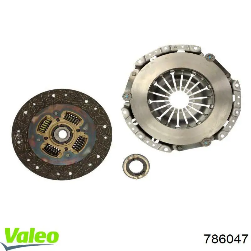 Комплект сцепления (3 части) VALEO 786047 цена, от 138.64 USD