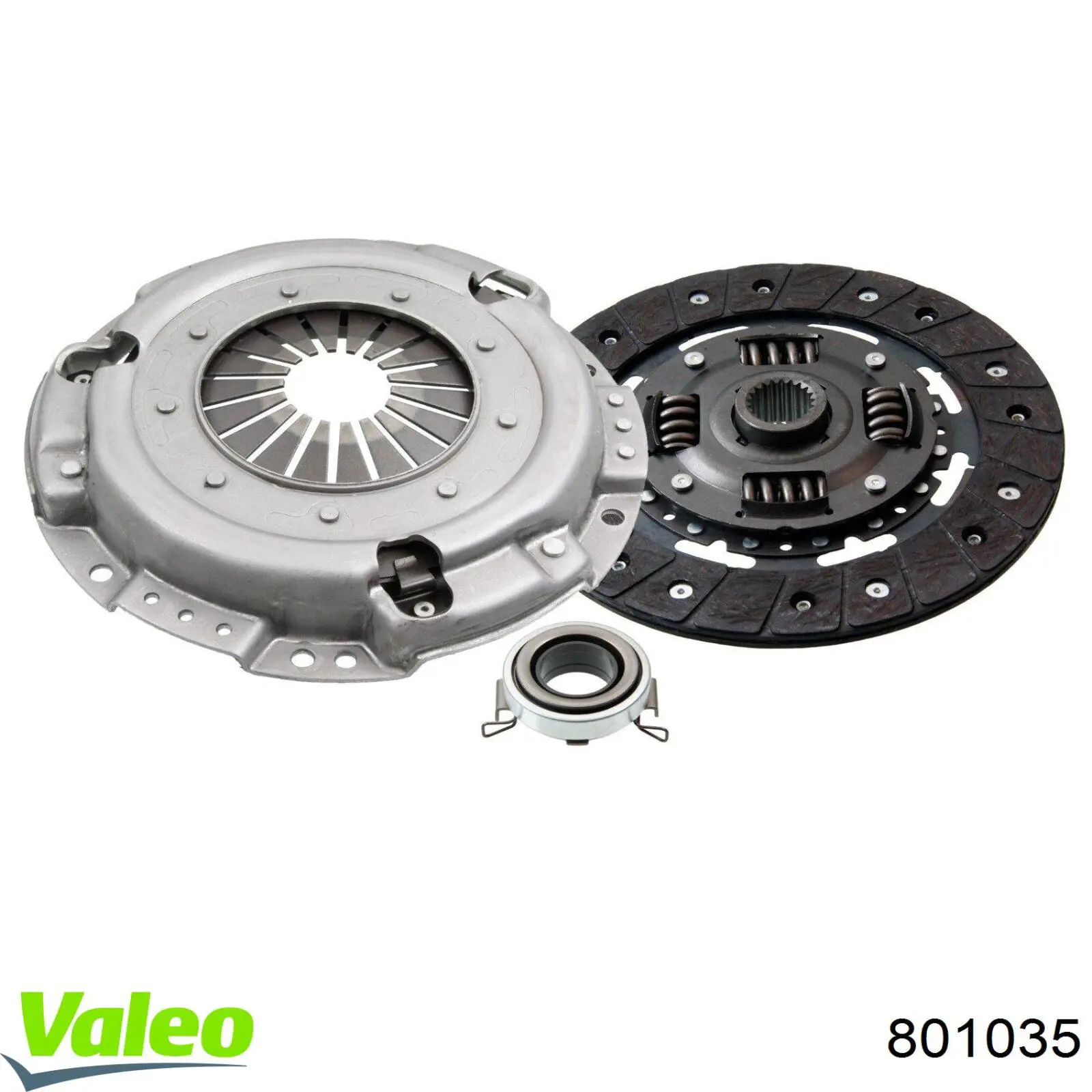 Комплект сцепления (3 части) VALEO 801035 цена, от 79.85 USD