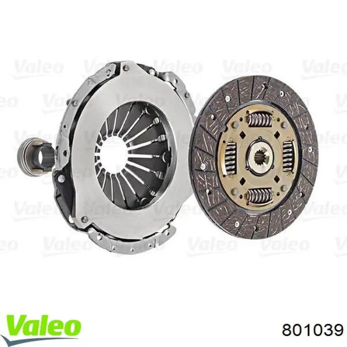 Комплект сцепления (3 части) VALEO 801039 цена, от 92.48 USD