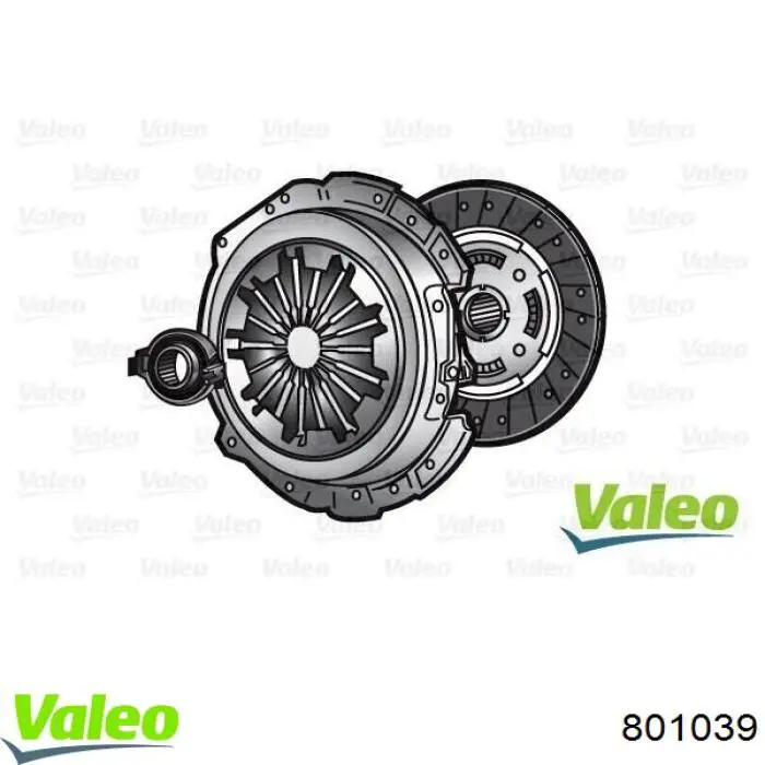801039 VALEO Сцепление в сборе