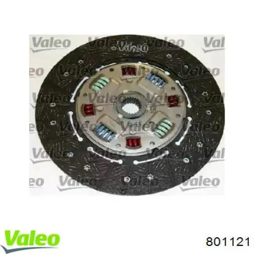 Купить 801121 VALEO Комплект сцепления (диск, корзина, подшипник)