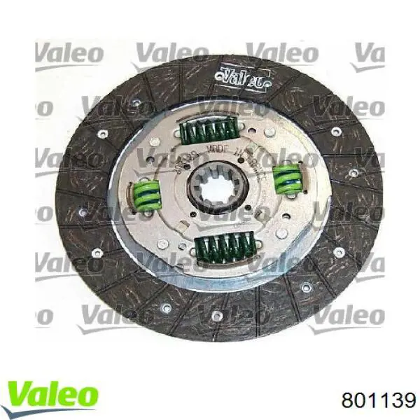 Комплект сцепления (3 части) VALEO 801139 цена, от 133.99 USD