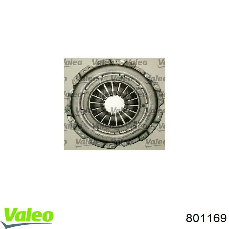 Купить 801169 VALEO Комплект сцепления (диск, корзина, подшипник)
