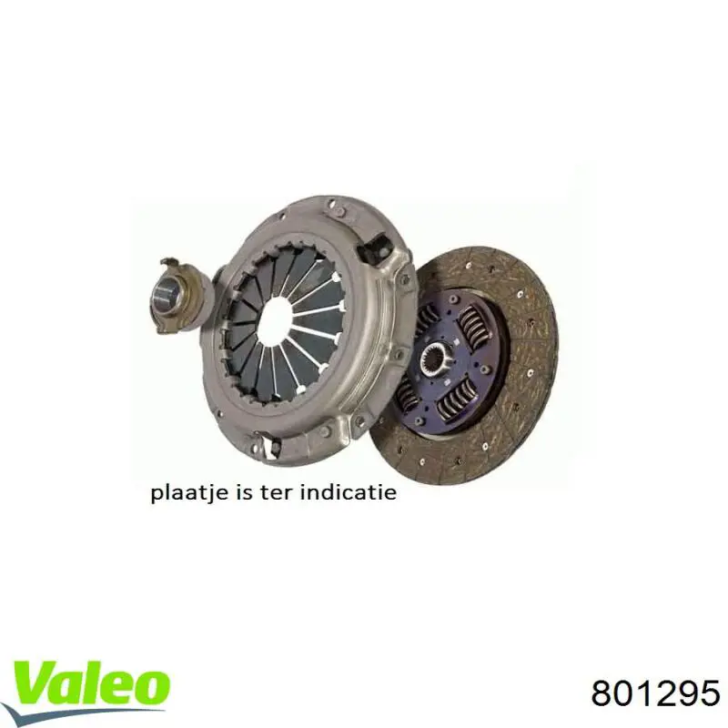 Комплект сцепления (3 части) VALEO 801295 цена, от 107.80 USD