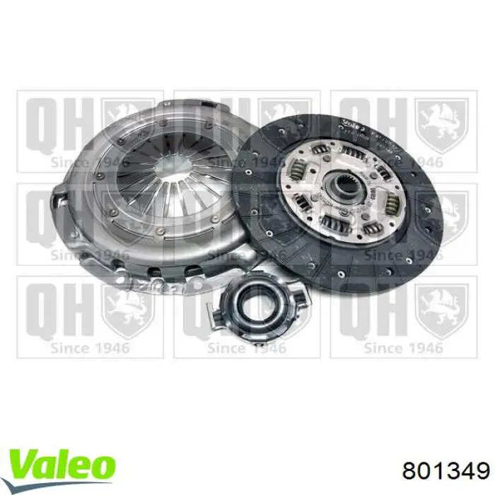 Комплект сцепления (3 части) VALEO 801349 цена, от 102.23 USD