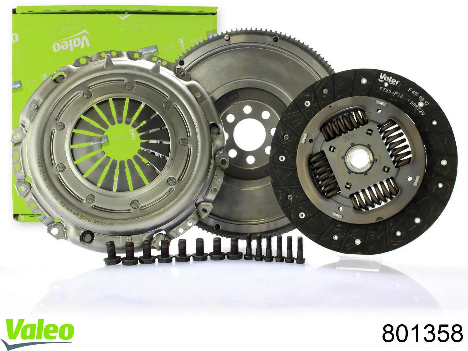 Комплект сцепления (3 части) VALEO 801358 цена, от 140.86 USD
