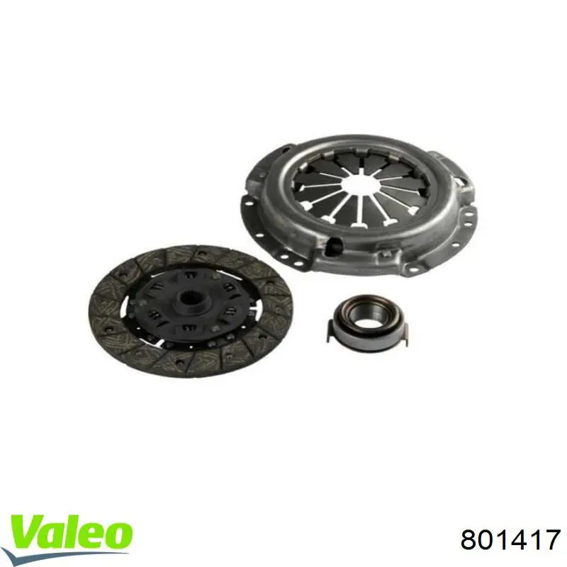 Купить 801417 VALEO Комплект сцепления (диск, корзина, подшипник)
