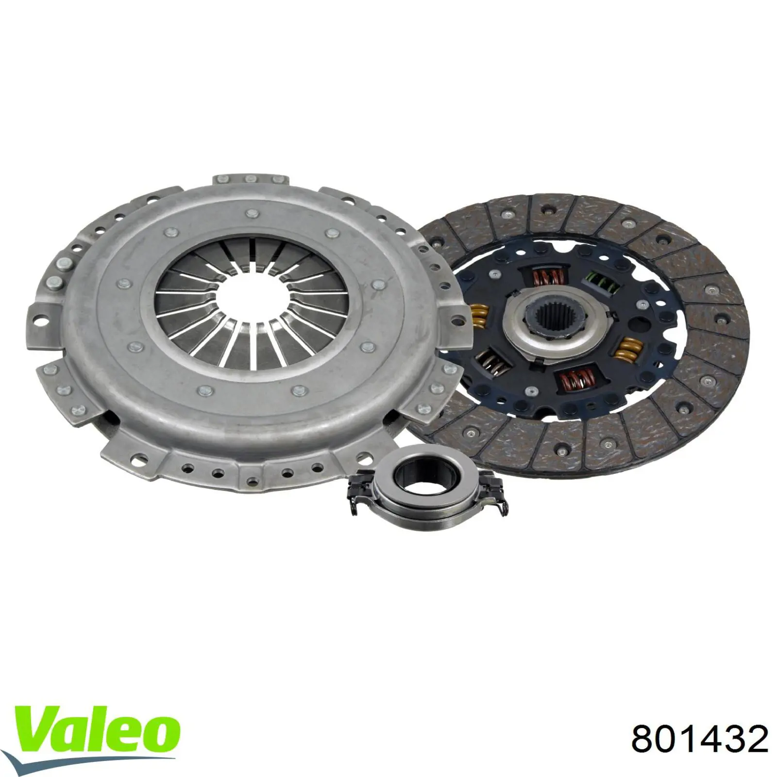 Комплект сцепления (3 части) VALEO 801432 цена, от 186.92 USD