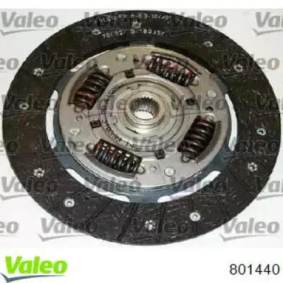 Купить 801440 VALEO Комплект сцепления (диск, корзина, подшипник)