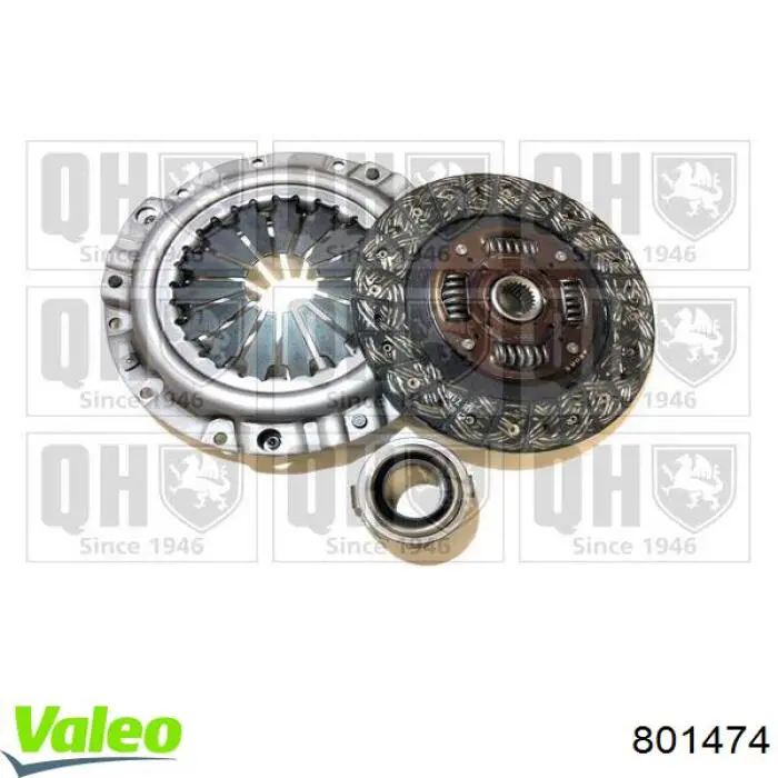 Комплект сцепления (3 части) VALEO 801474 цена, от 116.39 USD