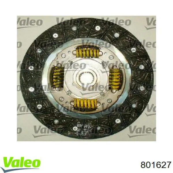 Купить 801627 VALEO Комплект сцепления (диск, корзина, подшипник)