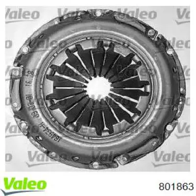 Купить 801863 VALEO Комплект сцепления (диск, корзина, подшипник)