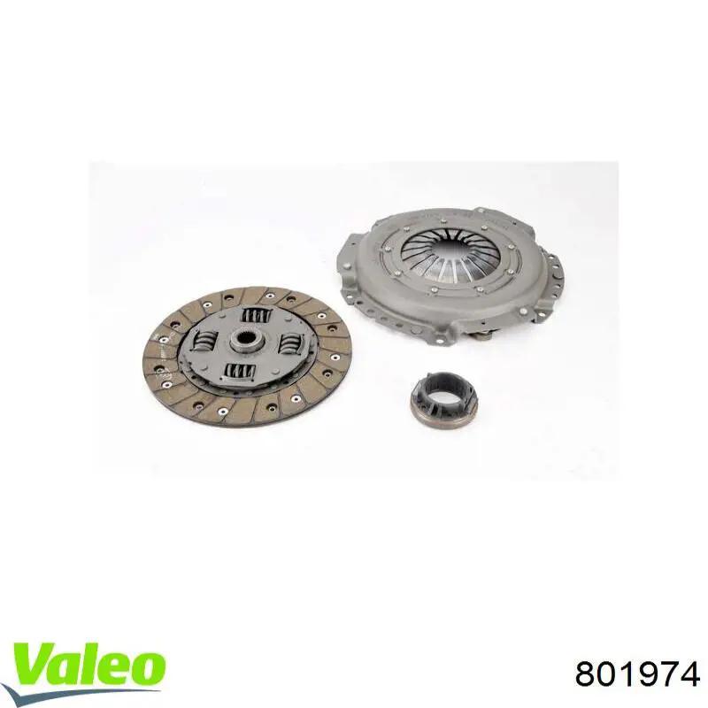 Комплект сцепления (3 части) VALEO 801974 цена, от 127.92 USD