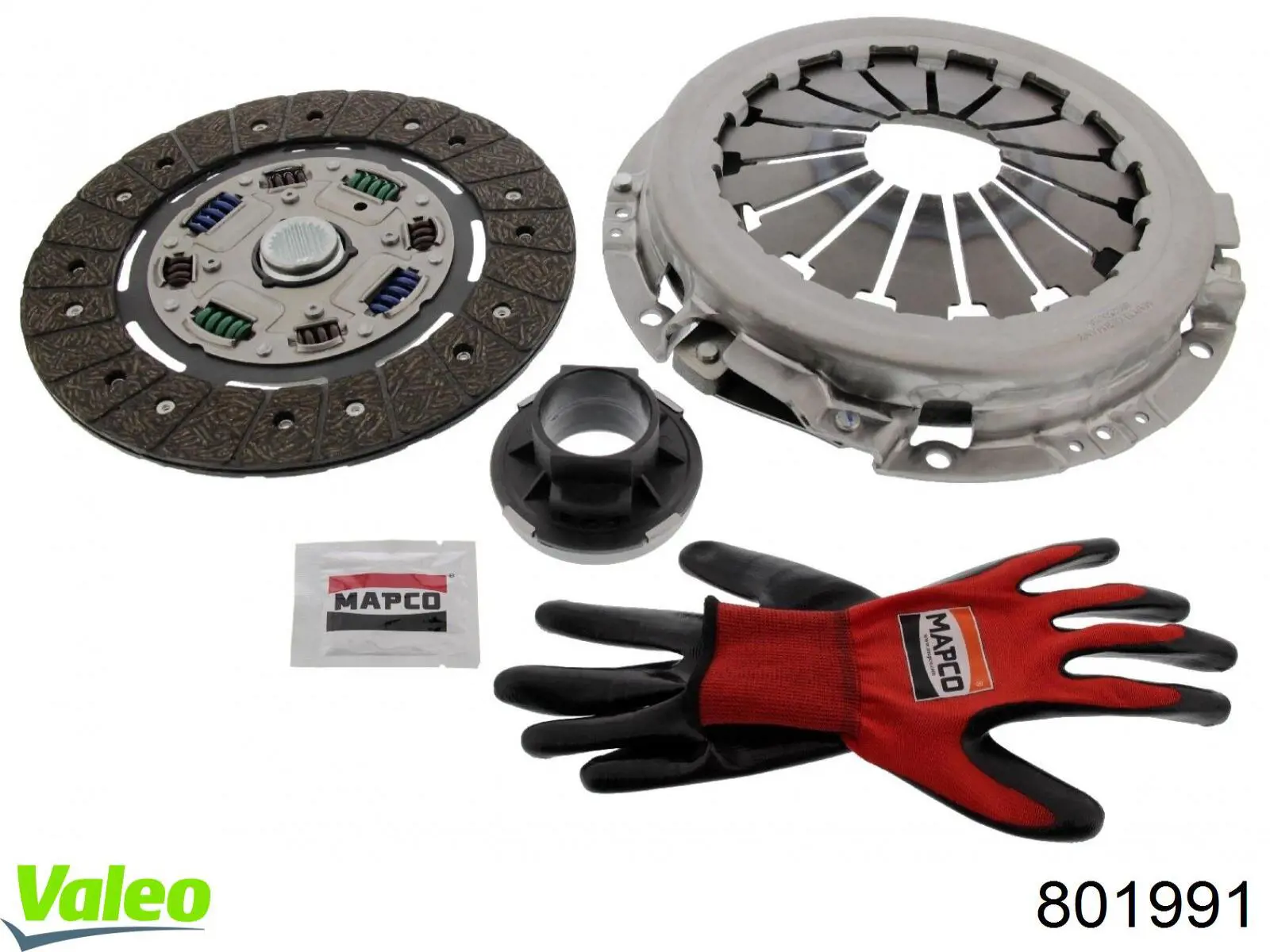 Комплект сцепления (3 части) VALEO 801991 цена, от 136.22 USD