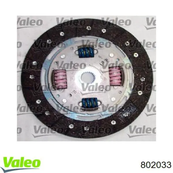 802033 VALEO Нажимной диск сцепления