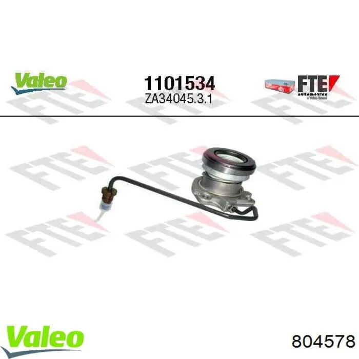 Рабочий цилиндр сцепления в сборе 804578 VALEO