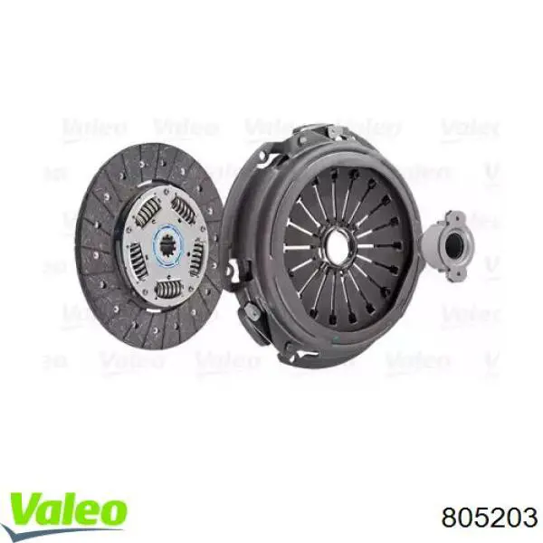 Комплект сцепления (3 части) VALEO 805203 цена, от 332.38 USD