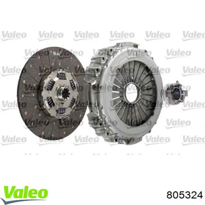 Купить 805324 VALEO Комплект сцепления (диск, корзина, подшипник)