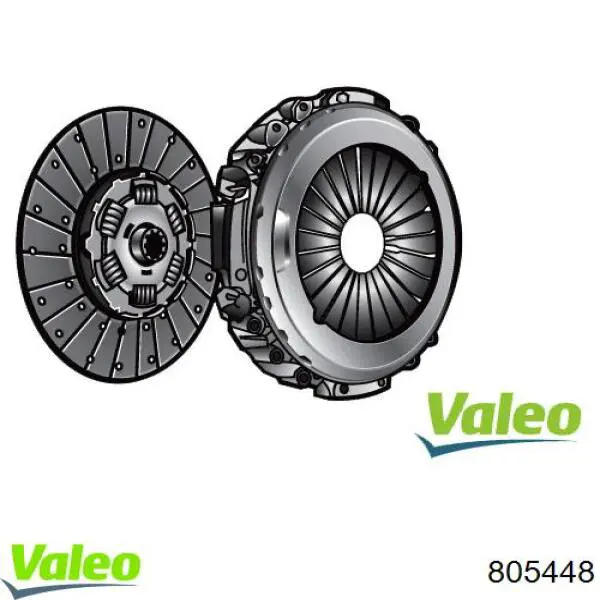 Купить 805448 VALEO Комплект сцепления (диск, корзина, подшипник)