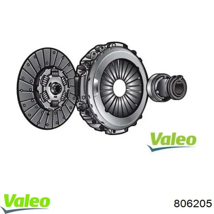 Диск сцепления 806205 VALEO